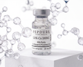GHK-Cu peptide bottle on a clean white background